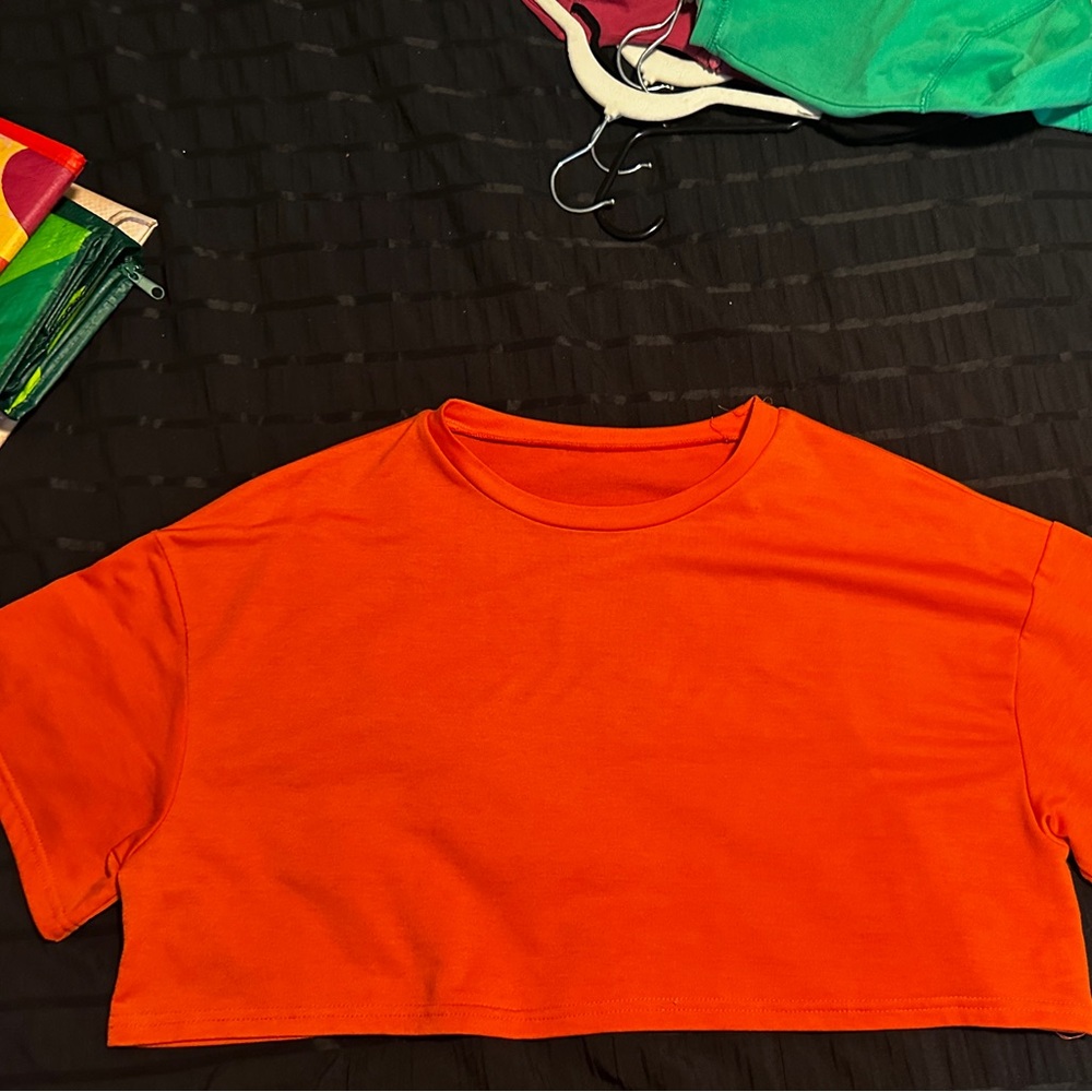 Orange Crop Top